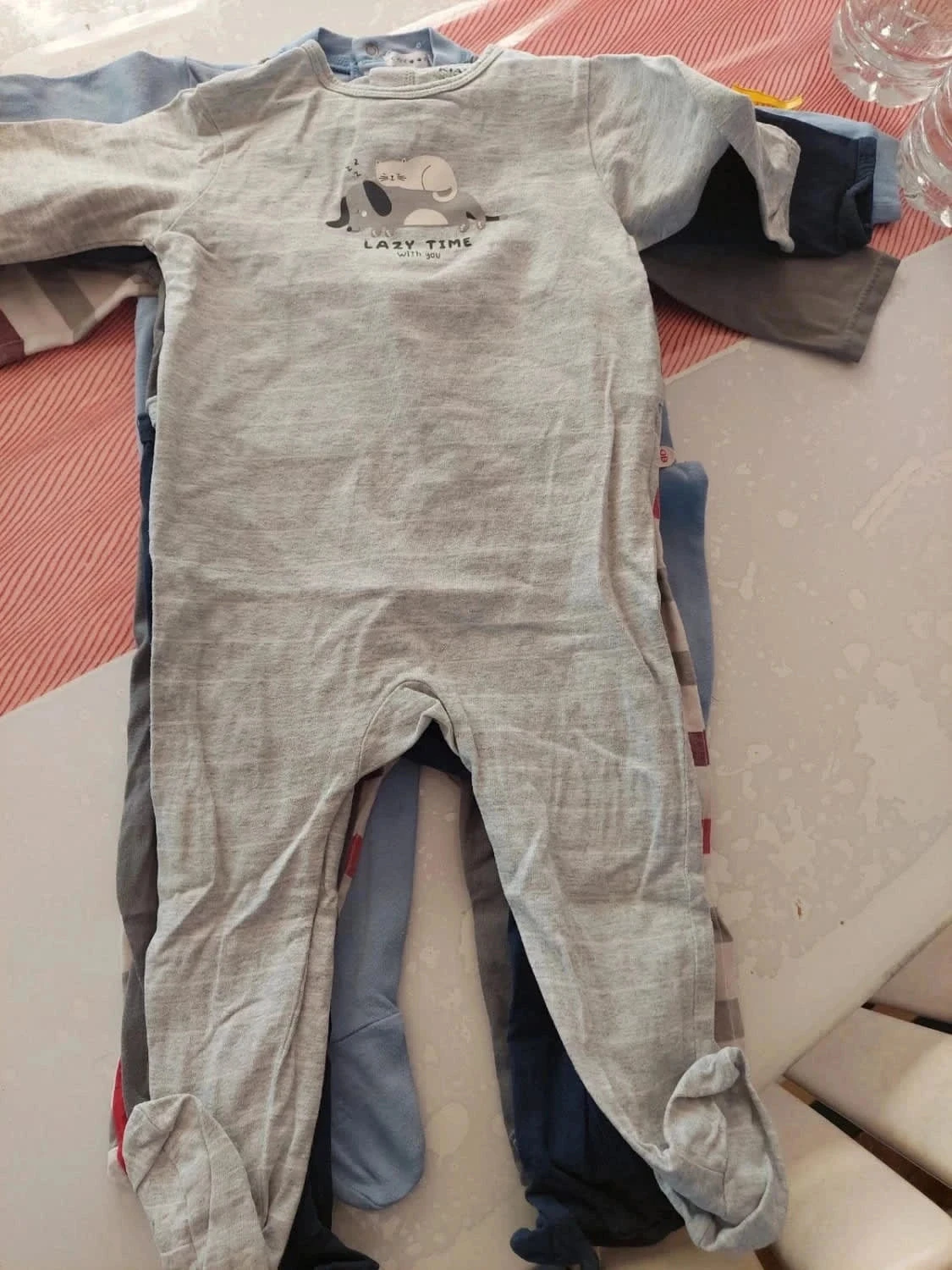 Lot of 7 cotton pajamas 18 months – photo 10